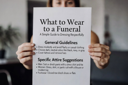 What to wear to a funeral