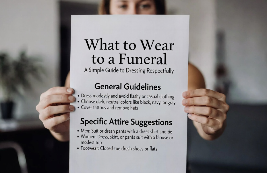 What to wear to a funeral