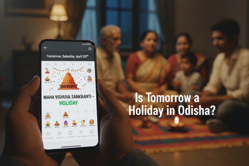 Is Tomorrow a Holiday in Odisha